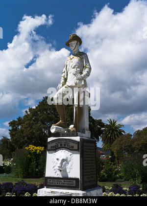 dh jardin du gouvernement ROTORUA JARDINS NOUVELLE-ZÉLANDE NZ Fred Wylie statue commémorative des soldats de la guerre des Boers d'Afrique du Sud Banque D'Images
