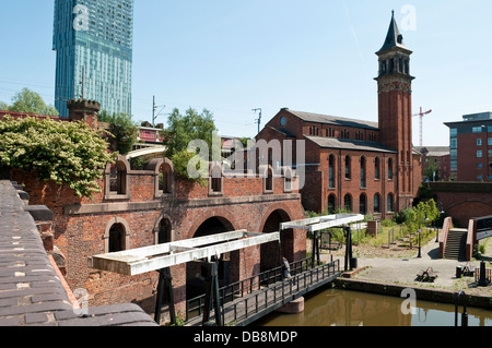 Canal de Bridgewater, le Castlefield, Manchester, UK Banque D'Images