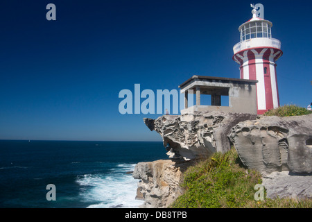Phare Hornby tête sud du Parc National du port de Sydney, Nouvelle Galles du sud , Australie Banque D'Images