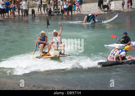 Festival de l'eau dans le Ridgeway montagnes San Juan dans le Colorado. Banque D'Images