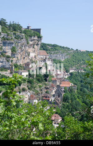 Le village de Rocamadour en France Banque D'Images