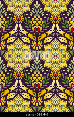 Modèle classique multicolore transparente Banque D'Images