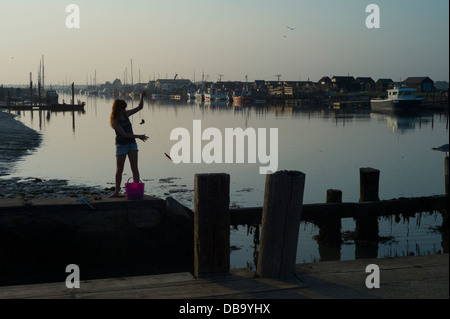 Walberswick, Suffolk, en Angleterre, en juillet 2013, le village côtier sur la côte anglaise Suffolk avec son charme pittoresque. Banque D'Images