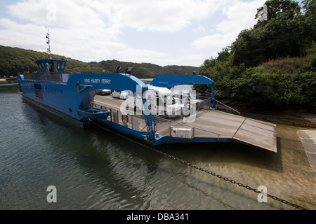 Pont flottant King Ferry Harry Harry le roi du Pont Transbordeur ferry chaîne des véhicules Banque D'Images