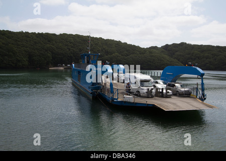 Pont flottant King Ferry Harry Harry le roi du Pont Transbordeur ferry chaîne des véhicules Banque D'Images