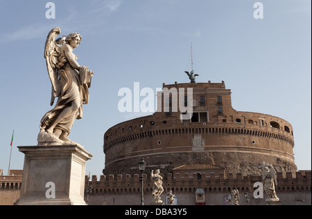 Château du Saint Ange, Rome, Italie. Banque D'Images