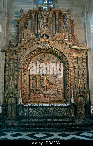 Église de Saint Michel, l'Animas autel du 17e siècle, Jerez de la Frontera, Cadiz Province, Région d'Andalousie, Espagne, Europe Banque D'Images