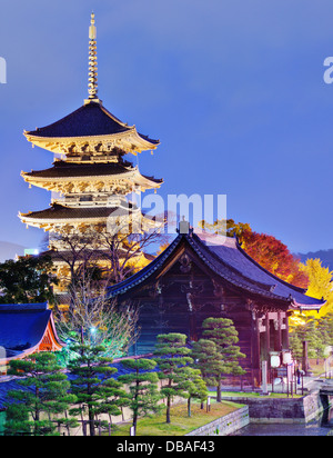 Pagode Toji dans Kotyo, au Japon. Banque D'Images