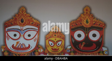 Kolkata [PAN] dissimilarly,divine idoles,en,similaire,du peintre brosse. Banque D'Images