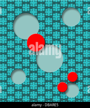 Résumé motif transparent fait en 2d software Banque D'Images