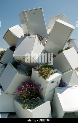 Pointe de l'Iceberg au jardin conceptuel RHS Hampton Court Palace Flower Show 2013. Banque D'Images