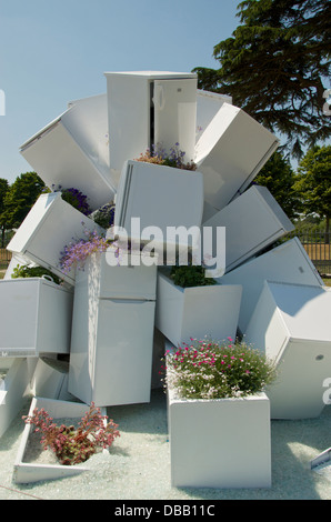 Pointe de l'Iceberg au jardin conceptuel RHS Hampton Court Palace Flower Show 2013, Londres, Royaume-Uni Banque D'Images