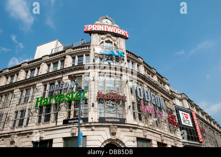 Bâtiment Printworks, Manchester, UK Banque D'Images