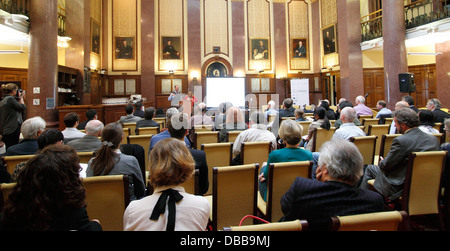 Le professeur Lilian Edwards, Strathclyde University et Martin Kretschmer 'orphelins et images' - un événement conjoint par le Technology Strategy Board (TSB) et de créer le Conseil de la recherche ; UK Centre for Copyright et de nouveaux modèles d'affaires dans l'économie créative Banque D'Images