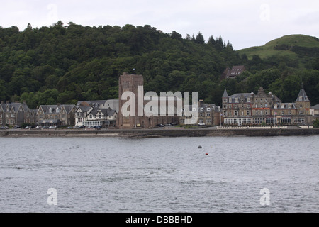 Front de mer d'Oban en Écosse juillet 2013 Banque D'Images