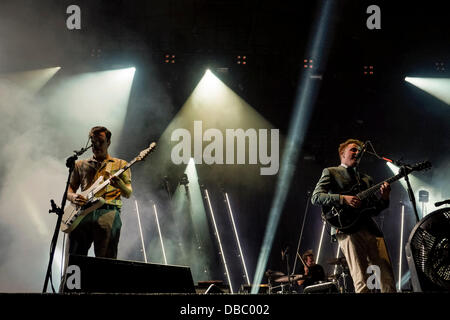 Festival de faible coût, Benidorm, Two Door Cinema Club Banque D'Images