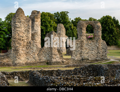 Les ruines de l'abbaye de Bury St Edmunds Banque D'Images