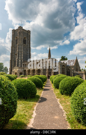 L'église de Saint Pierre et Saint Paul Lavenham Banque D'Images