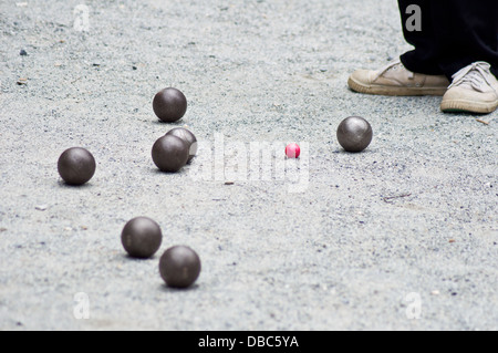 Pétanque loisirs sport for healthy Banque D'Images