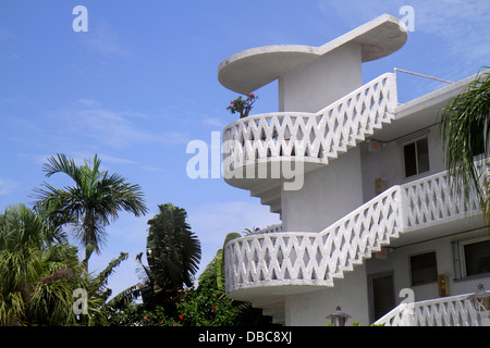 Fort ft. Lauderdale Florida,Harbour Drive,Mar Vista,condominium appartements résidentiels immeubles logement,architecture de style MIMO,ste Banque D'Images