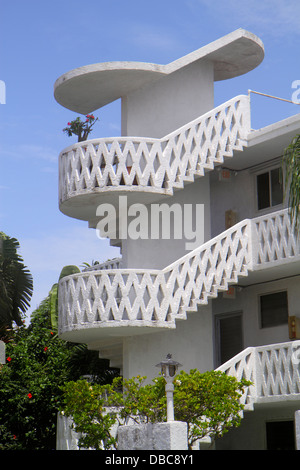 Fort ft. Lauderdale Florida,Harbour Drive,Mar Vista,condominium appartements résidentiels immeubles logement,architecture de style MIMO,ste Banque D'Images