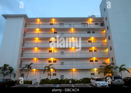 Fort ft. Lauderdale Florida,Bahia Beach,hôtel,condominium appartements résidentiels immeuble, location,bâtiment,balcons,lookin Banque D'Images