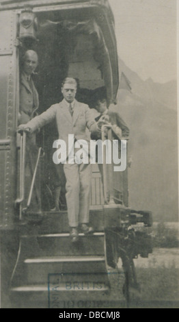 Portrait formel du prince de Galles, qui deviendra plus tard le roi Edward VIII L'image capture son apparence royale au cours des premières années de sa vie publique. Banque D'Images