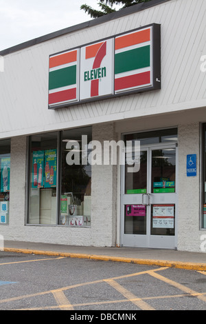 7-Eleven Store est représenté dans le Maine Banque D'Images