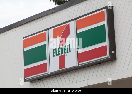 7-Eleven Store est représenté dans le Maine Banque D'Images