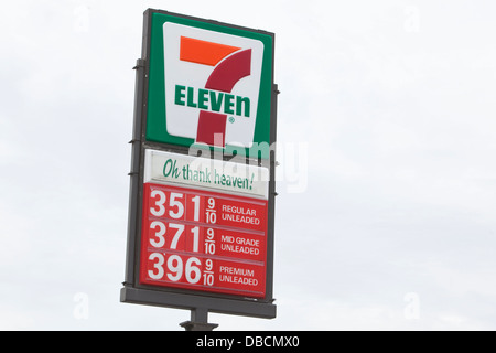 7-Eleven Store est représenté dans le Maine Banque D'Images