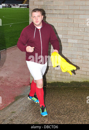 Plan B Le tournoi de soccer de célébrité Six tenue au stade de Turf Moor Burnley, Angleterre - 05.06.11 crédit obligatoire : WENN.com Banque D'Images