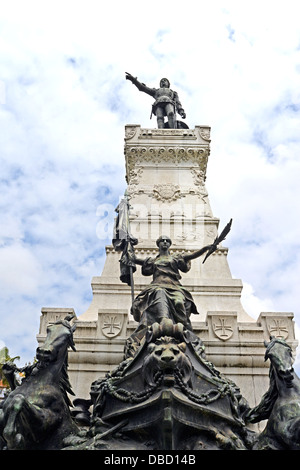 Infante D. Enrique monument Porto Portugal Banque D'Images