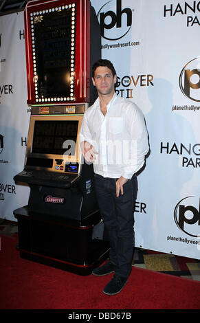 Justin Bartha The Hangover Part 2 Las Vegas Premiere au Planet Hollywood Resort and Casino Las Vegas Las Vegas, Nevada - 21.05.11 Banque D'Images