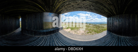 Specere est un refuge situé au sommet de Deadwater est tombé. Construit de Douglas taxifolié et conçu par David Adjaye 6 Juillet 2013 Phillip Roberts Banque D'Images