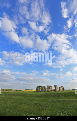 Stonehenge Wiltshire UK GO Banque D'Images