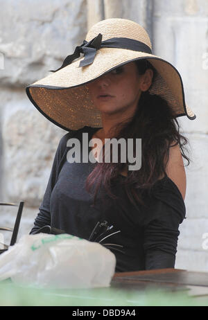 Jenni "JWoww" Farley va visiter Florence Florence, Italie - 22.05.11 Banque D'Images