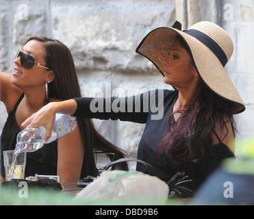 Jenni "JWoww" Farley va visiter Florence Florence, Italie - 22.05.11 Banque D'Images