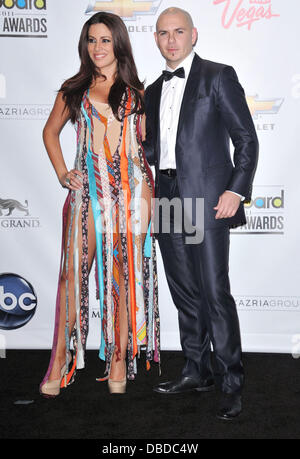 Nayer et Pitbull 2011 Billboard Music Awards au MGM Grand Garden Arena de Las Vegas, Nevada - 22.05.11 Banque D'Images