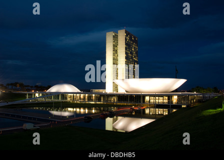 Le Congrès National du Brésil Banque D'Images