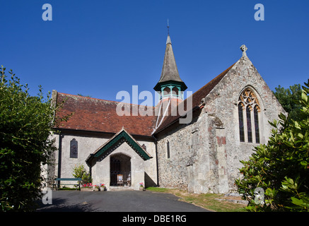L'église St Blasius, vieux village de Shanklin, Isle of Wight, Hampshire, Angleterre Banque D'Images