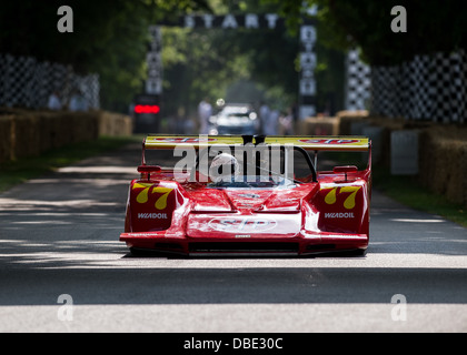 Chichester, UK - Juillet 2013 : March-Chevrolet 707 en action à la Goodwood Festival of Speed le 13 juillet 2013. Banque D'Images