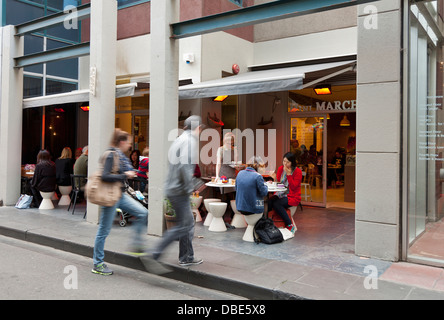 Societe matériel restaurant. Voie matérielle. Melbourne, Australie. Banque D'Images