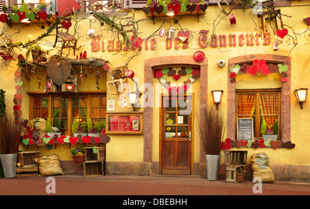 "Brasserie des Tanneurs' restaurant à la Tanner's district. Colmar. Route des vins. Haut-Rhin. L'Alsace. France Banque D'Images