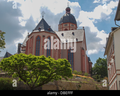 Église St Stephan à Mayence en Allemagne Banque D'Images