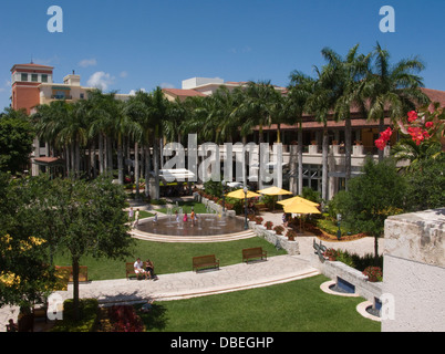 MERRICK PARK SHOPPING MALL CORAL GABLES MIAMI FLORIDA USA Banque D'Images