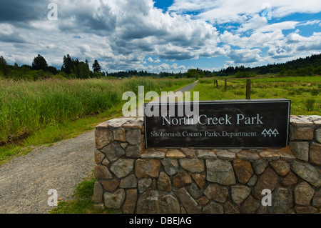 North Creek Park, comté de King, Washington, États-Unis Banque D'Images