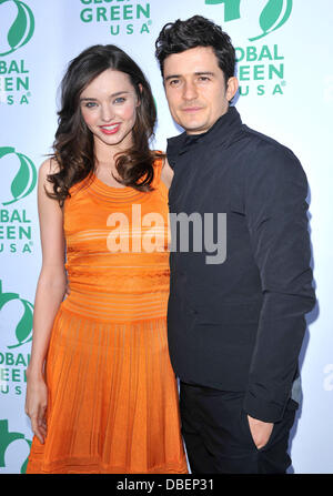 Miranda Kerr et Orlando Bloom vert mondial annuel de la 15e remise des Prix du millénaire qui a eu lieu au Fairmont Miramar Hotel - Arrivées Los Angeles, Californie - 04.06.11 **Uniquement disponible pour publication dans USA quotidiens, l'Allemagne, l'Autriche et la Suisse, Portugal, Canada, Emirats Arabes Unis et la Chine. Non disponible pour les USA Les magazines et le reste du monde** : WENN.com crédit obligatoire Banque D'Images