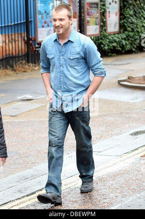 Jai McDowall quitte l'ITV studios London, England - 06.06.11 Banque D'Images