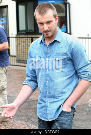 Jai McDowall quitte l'ITV studios London, England - 06.06.11 Banque D'Images