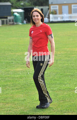 Melanie Chisholm, alias Mel C Triathlon de Londres Virgin Active - Photocall organisé chez Virgin Active, Bromyard Avenue Londres, Angleterre - 07.06.11 Banque D'Images